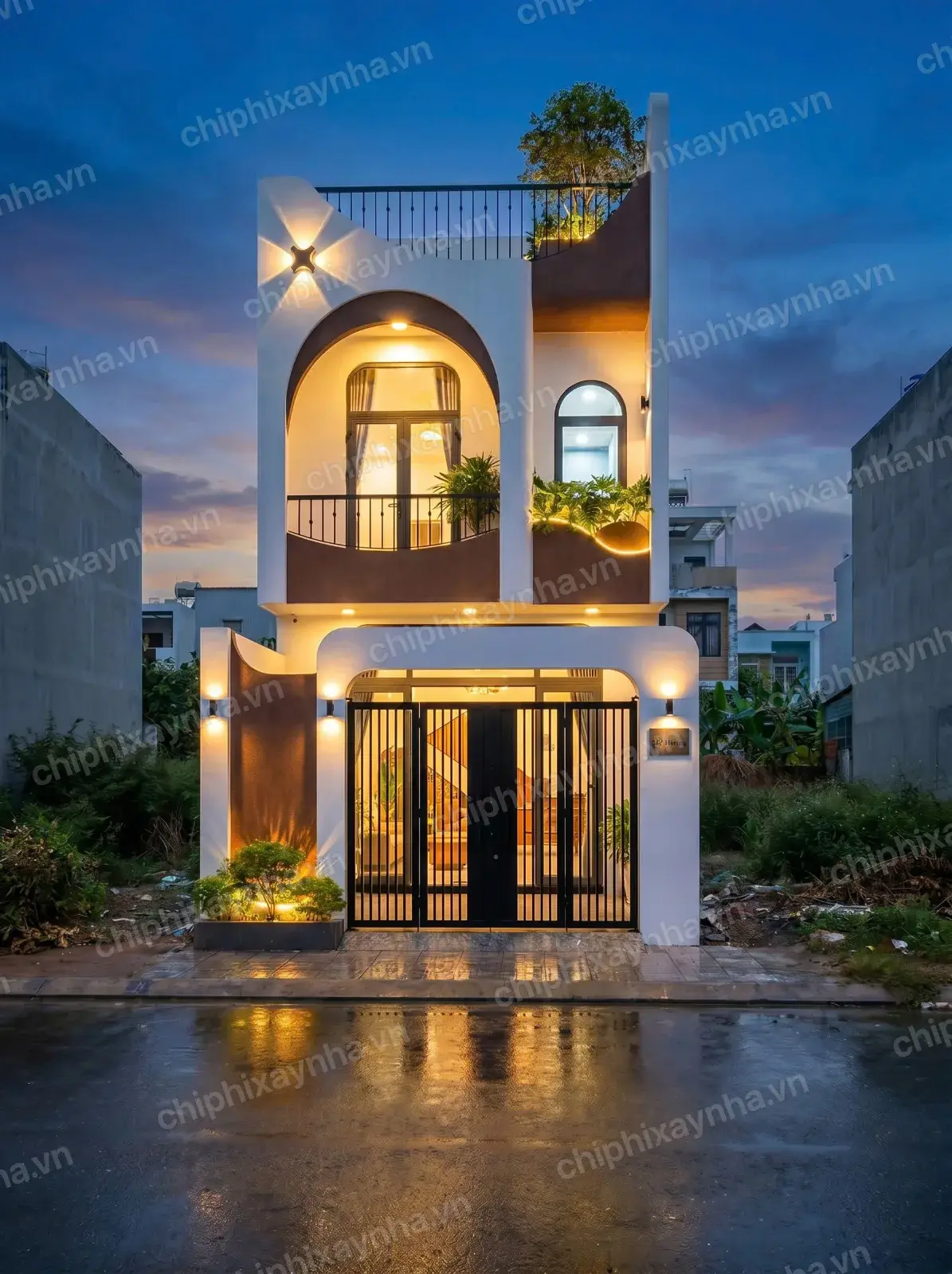 Nhà 1 trệt 1 lầu 5x16m