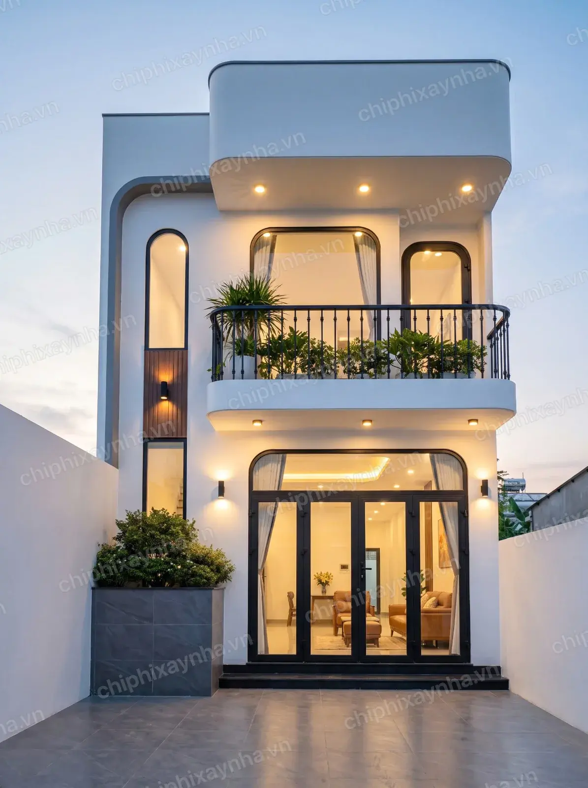 Nhà gác lửng 5x16m